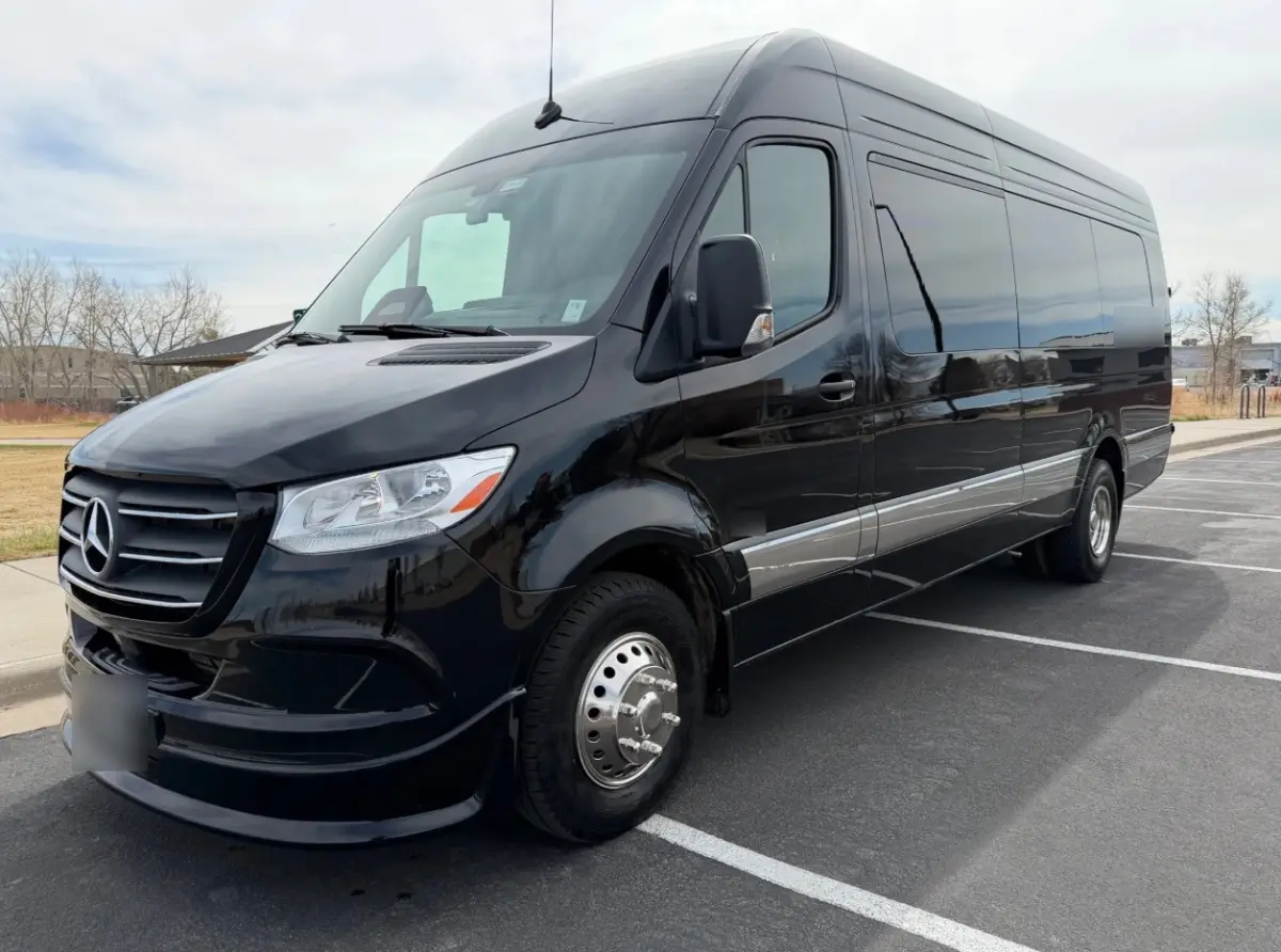 Longmont 13 passenger black executive Sprinter