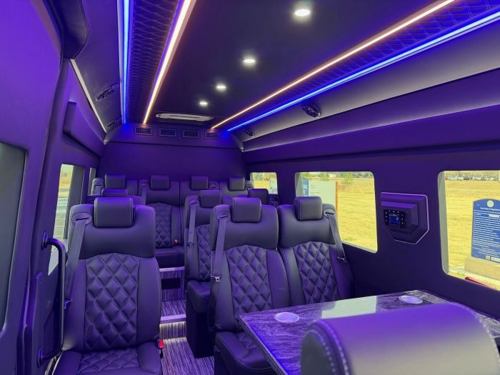 Executive Sprinter seating – Longmont limo service