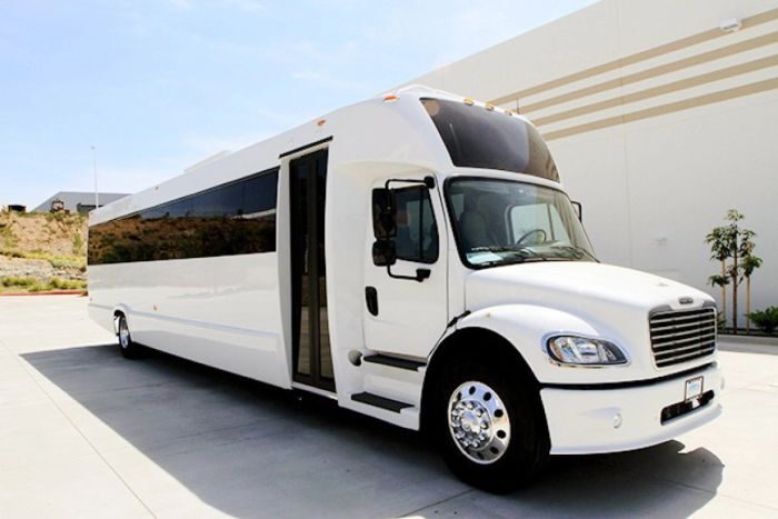 White limo bus – Longmont limo service